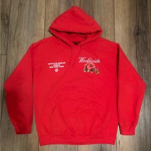Popular Poison Red Worldwide Hoodie